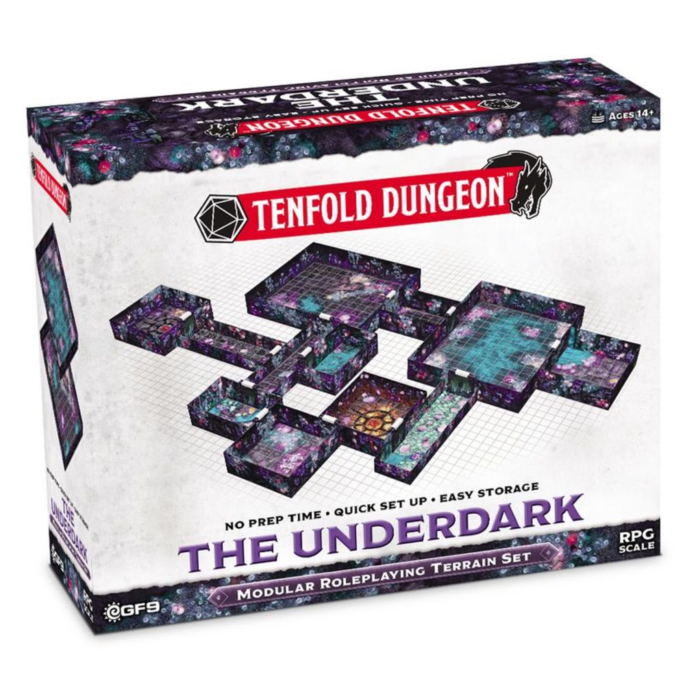 Tenfold Dungeon: The Underdark | Modular Roleplaying Terrain